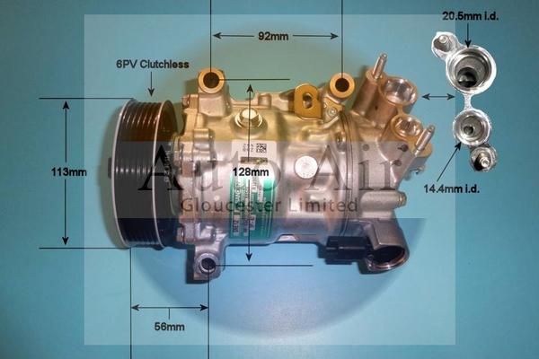 Auto Air Gloucester 14-9784 - Compresor, climatizare aaoparts.ro