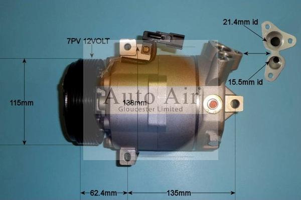 Auto Air Gloucester 14-9731P - Compresor, climatizare aaoparts.ro