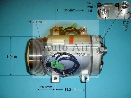 Auto Air Gloucester 14-6249 - Compresor, climatizare aaoparts.ro
