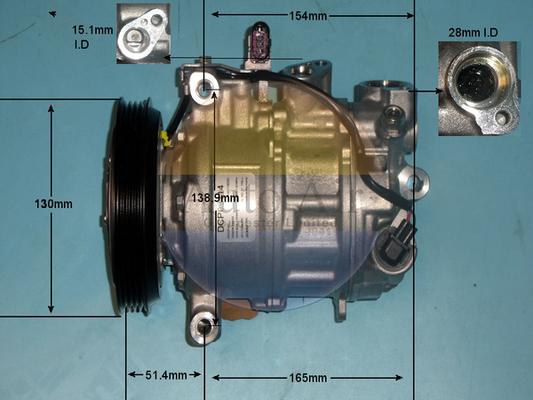 Auto Air Gloucester 14-0869 - Compresor, climatizare aaoparts.ro