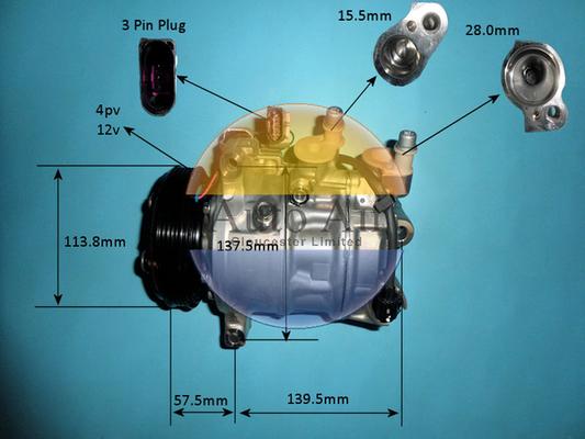 Auto Air Gloucester 14-0829 - Compresor, climatizare aaoparts.ro