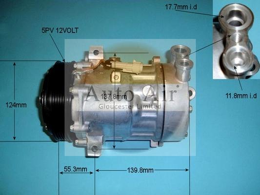 Auto Air Gloucester 14-0342 - Compresor, climatizare aaoparts.ro