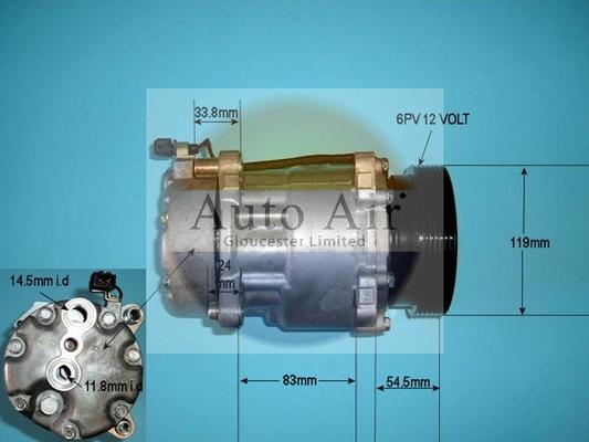 Auto Air Gloucester 14-1100P - Compresor, climatizare aaoparts.ro