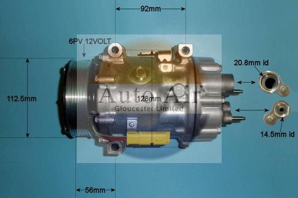 Auto Air Gloucester 14-1813 - Compresor, climatizare aaoparts.ro