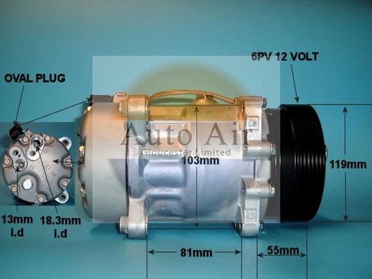 Auto Air Gloucester 14-1226 - Compresor, climatizare aaoparts.ro
