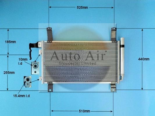 Auto Air Gloucester 16-9911 - Condensator, climatizare aaoparts.ro