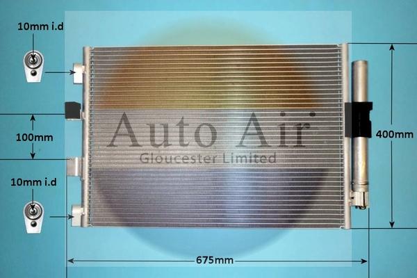 Auto Air Gloucester 16-9127 - Condensator, climatizare aaoparts.ro