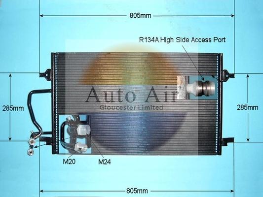 Auto Air Gloucester 16-9742 - Condensator, climatizare aaoparts.ro