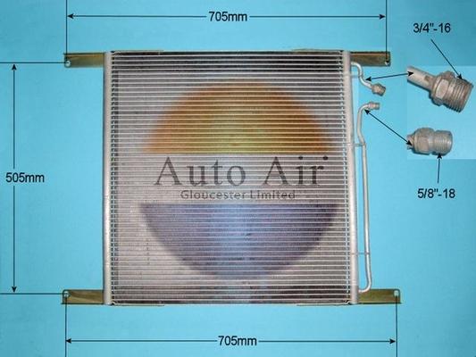 Auto Air Gloucester 16-9765 - Condensator, climatizare aaoparts.ro
