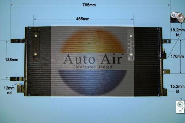 Auto Air Gloucester 16-9705 - Condensator, climatizare aaoparts.ro