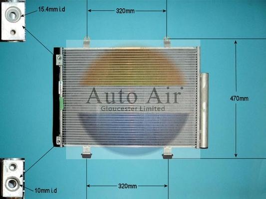 Auto Air Gloucester 16-5267 - Condensator, climatizare aaoparts.ro
