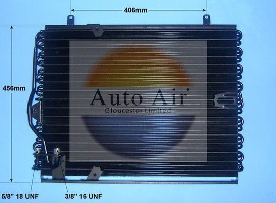 Auto Air Gloucester 16-6592 - Condensator, climatizare aaoparts.ro