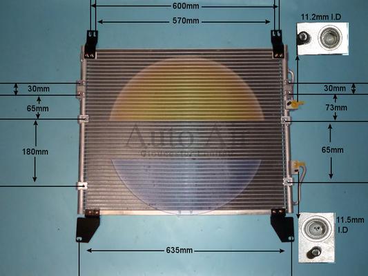 Auto Air Gloucester 16-6244 - Condensator, climatizare aaoparts.ro