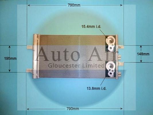 Auto Air Gloucester 16-1404 - Condensator, climatizare aaoparts.ro