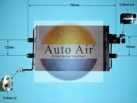 Auto Air Gloucester 16-1032 - Condensator, climatizare aaoparts.ro