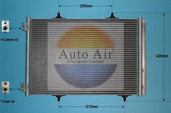 Auto Air Gloucester 16-1339 - Condensator, climatizare aaoparts.ro