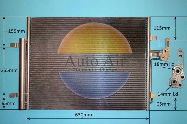 Auto Air Gloucester 16-1336 - Condensator, climatizare aaoparts.ro