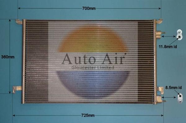 Auto Air Gloucester 16-1241 - Condensator, climatizare aaoparts.ro
