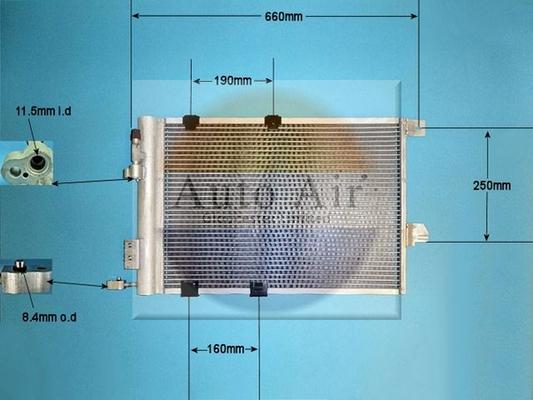 Auto Air Gloucester 16-8013 - Condensator, climatizare aaoparts.ro