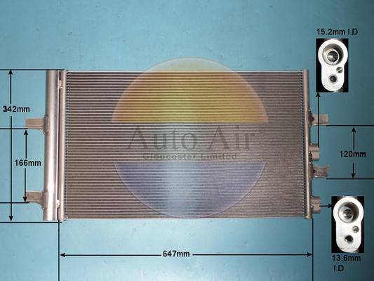 Auto Air Gloucester 163001 - Condensator, climatizare aaoparts.ro