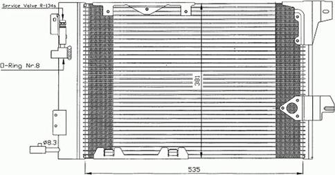 Autoclima 30311383CP - Condensator, climatizare aaoparts.ro
