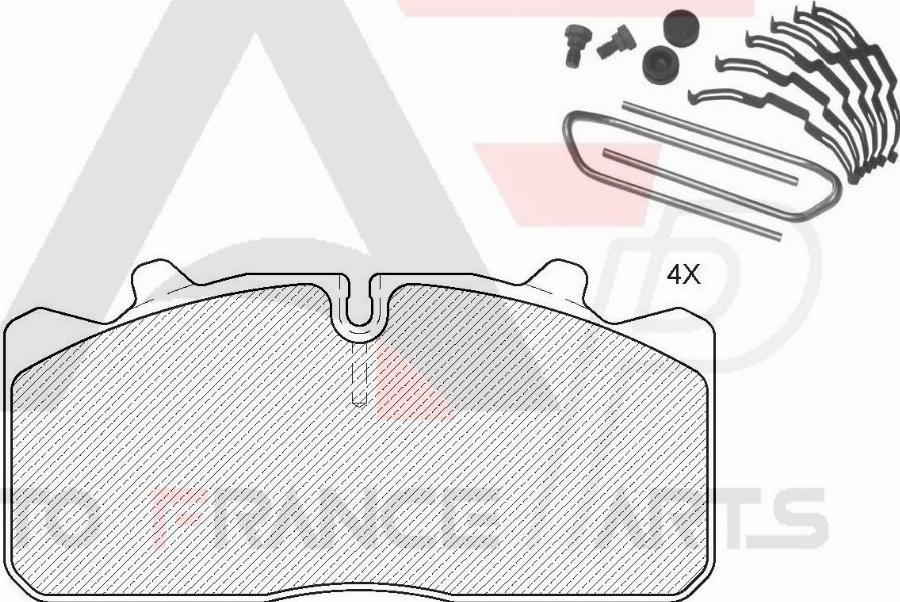 AUTO FRANCE PARTS 21-9005C - Set placute frana,frana disc aaoparts.ro