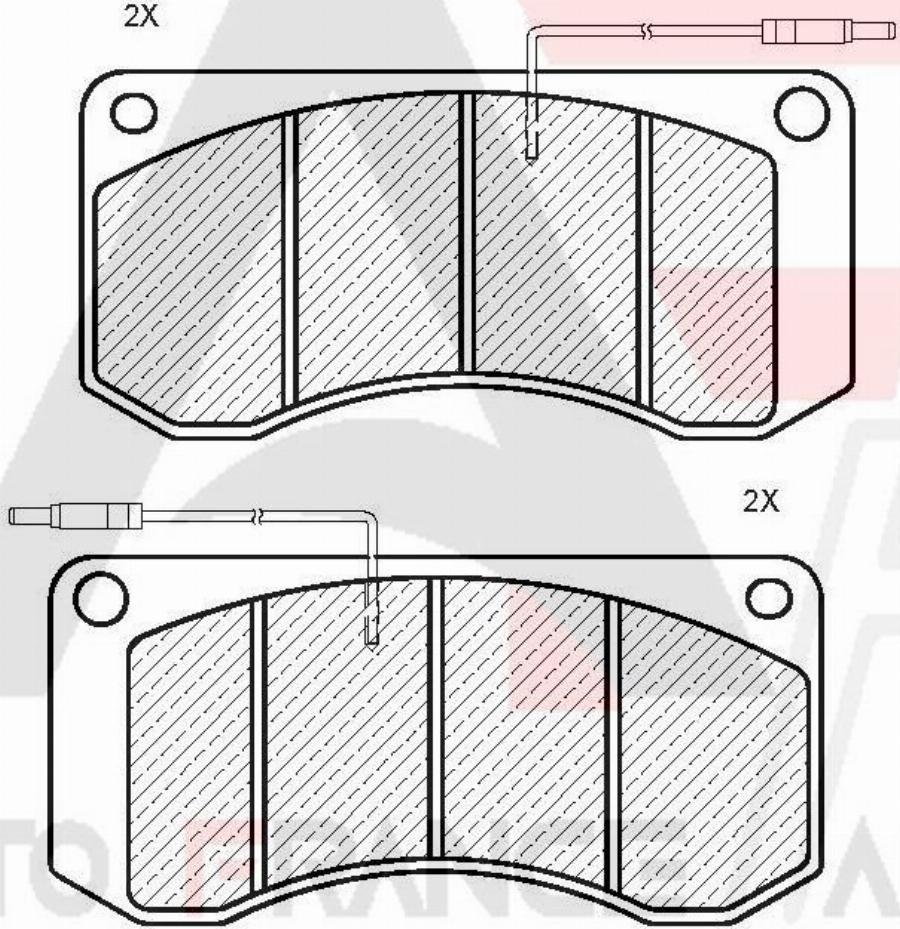 AUTO FRANCE PARTS 21-9012C - Set placute frana,frana disc aaoparts.ro