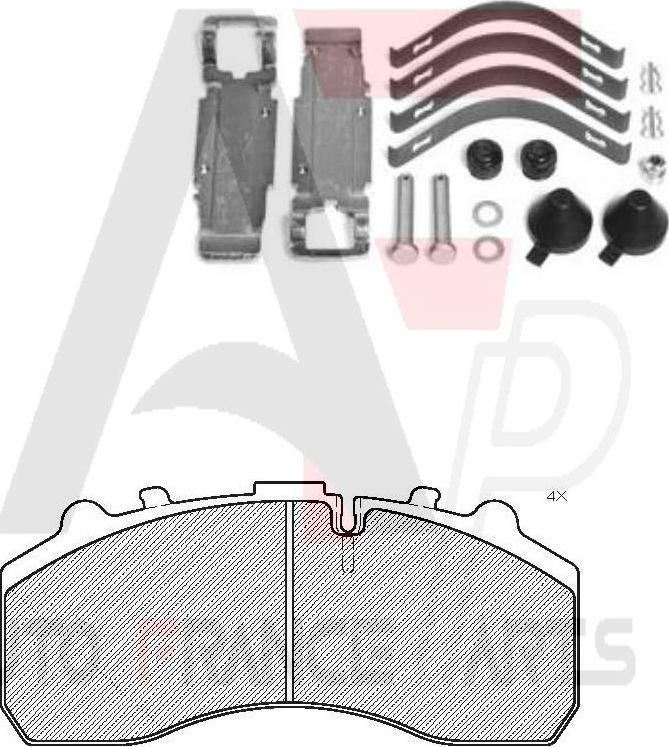 AUTO FRANCE PARTS 21-9017C - Set placute frana,frana disc aaoparts.ro