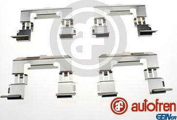 AUTOFREN SEINSA D43077A - Set accesorii, placute frana aaoparts.ro