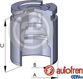 AUTOFREN SEINSA D02593 - Piston, etrier frana aaoparts.ro