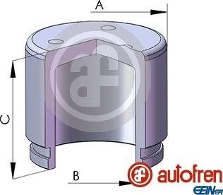 AUTOFREN SEINSA D0 2572 - Piston, etrier frana aaoparts.ro