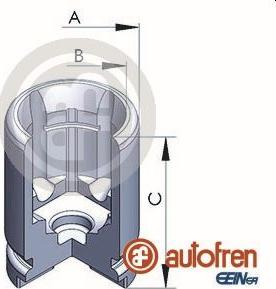 AUTOFREN SEINSA D025233 - Piston, etrier frana aaoparts.ro