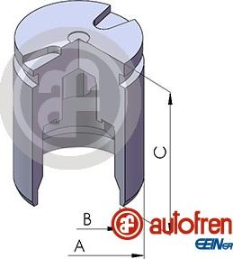 AUTOFREN SEINSA D025267 - Piston, etrier frana aaoparts.ro