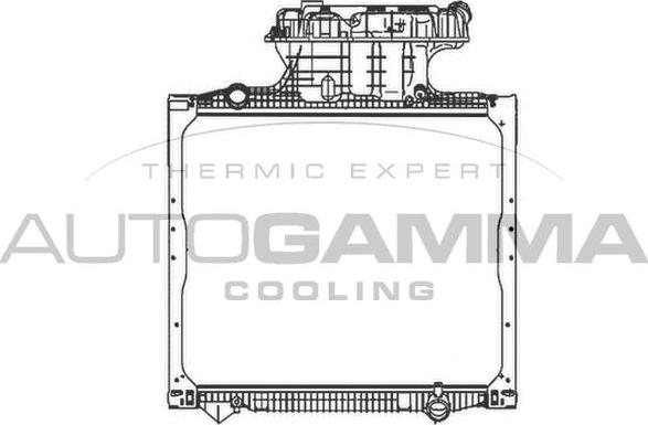 Autogamma 404940 - Radiator, racire motor aaoparts.ro
