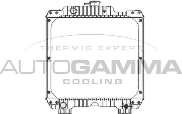 Autogamma 404918 - Radiator, racire motor aaoparts.ro