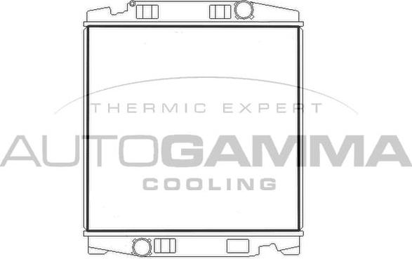 Autogamma 404618 - Radiator, racire motor aaoparts.ro