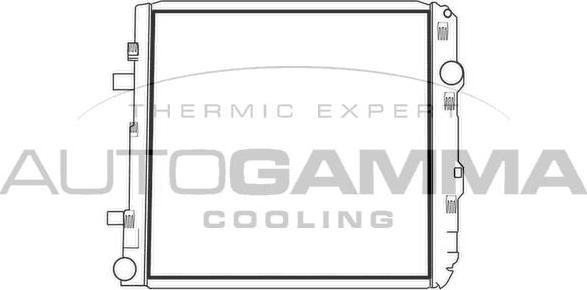 Autogamma 404212 - Radiator, racire motor aaoparts.ro