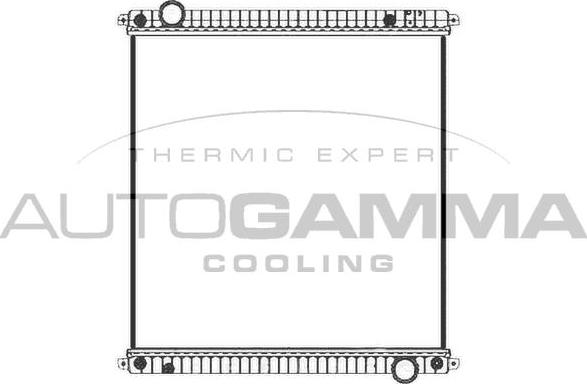 Autogamma 405550 - Radiator, racire motor aaoparts.ro
