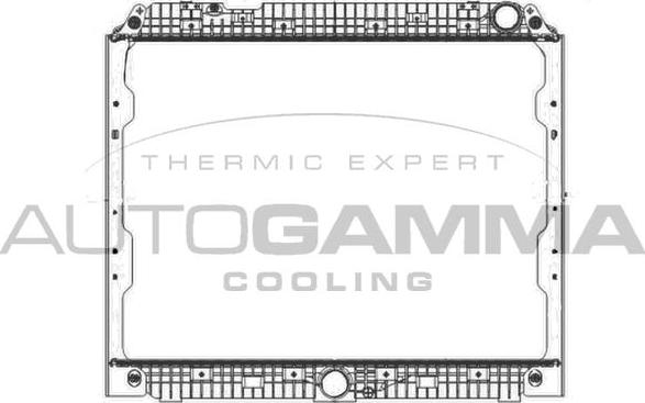 Autogamma 405528 - Radiator, racire motor aaoparts.ro