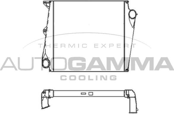 Autogamma 400350 - Intercooler, compresor aaoparts.ro
