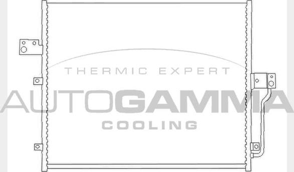 Autogamma 104440 - Condensator, climatizare aaoparts.ro