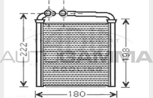 Autogamma 104609 - Schimbator caldura, incalzire habitaclu aaoparts.ro