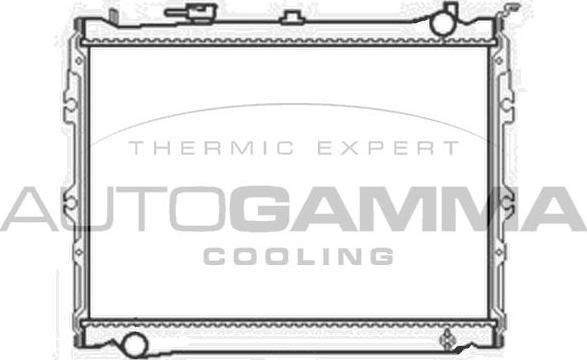 Autogamma 104679 - Radiator, racire motor aaoparts.ro
