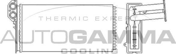 Autogamma 105994 - Schimbator caldura, incalzire habitaclu aaoparts.ro