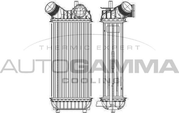 Autogamma 105911 - Intercooler, compresor aaoparts.ro