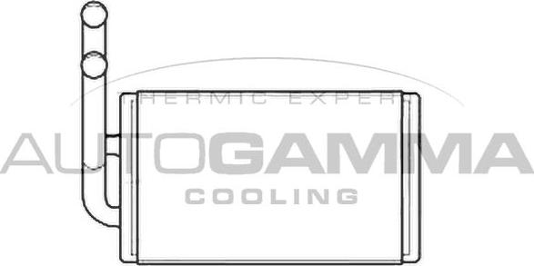 Autogamma 105925 - Schimbator caldura, incalzire habitaclu aaoparts.ro