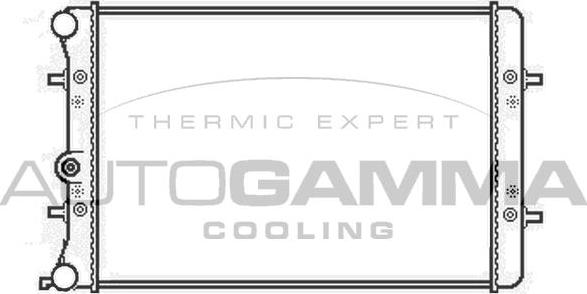 Autogamma 105431 - Radiator, racire motor aaoparts.ro
