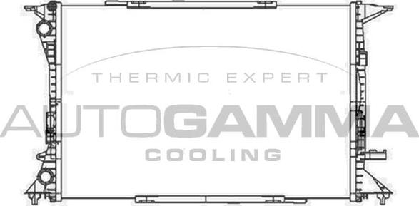 Autogamma 105612 - Radiator, racire motor aaoparts.ro