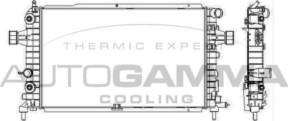 Autogamma 105772 - Radiator, racire motor aaoparts.ro