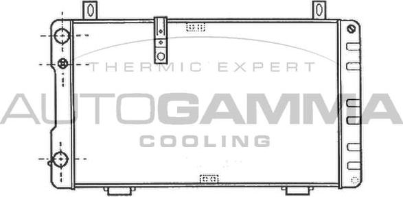 Autogamma 100181 - Radiator, racire motor aaoparts.ro